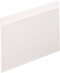 Pendaflex - 3 x 5", Letter Size, Clear, Pocket Folders - Assorted Tab Cut Location - Exact Industrial Supply