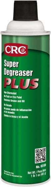 CRC - 20 oz Aerosol Cleaner/Degreaser - Aerosol, Super Degreaser, Unscented - Exact Industrial Supply