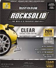 Rust-Oleum - 70 oz Clear Floor Coating - Low Odor & Chemical Resistant - Exact Industrial Supply
