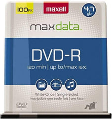 Maxwell House - Gold DVD-RW Discs - Use with CD, DVD Drives - Exact Industrial Supply
