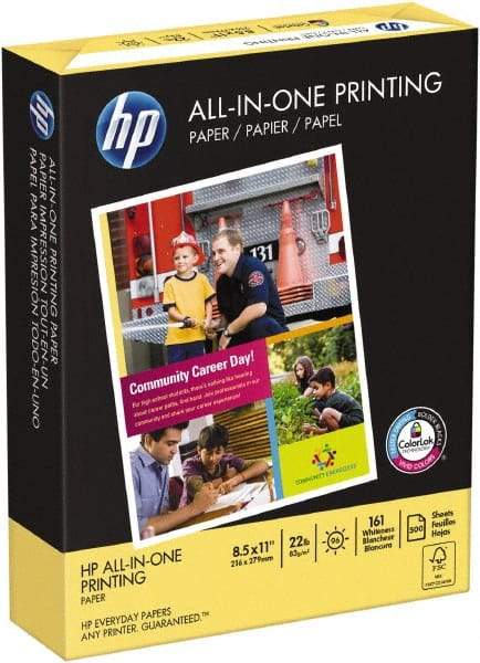 Hewlett-Packard - 8-1/2" x 11" White Copy Paper - Use with Multifunction Machines, Laser Printers, Inkjet Printers - Exact Industrial Supply