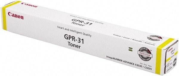 Canon - Yellow Toner Cartridge - Use with Canon imageRUNNER ADVANCE C5035, C5030 - Exact Industrial Supply