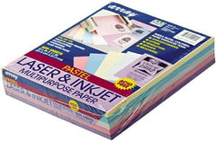 Pacon - 8-1/2" x 11" Assorted Colors Colored Copy Paper - Use with Laser Printers, Copiers - Exact Industrial Supply