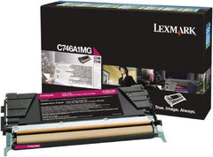 Lexmark - Magenta Toner Cartridge - Use with Lexmark C746, C748 - Exact Industrial Supply