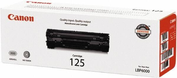 Canon - Black Toner Cartridge - Use with Canon imageCLASS LBP6000 - Exact Industrial Supply