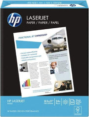 Hewlett-Packard - 8-1/2" x 11" Ultra White Copy Paper - Use with P Color LaserJet Printers & Color Copiers, Copiers, Laser Printers - Exact Industrial Supply