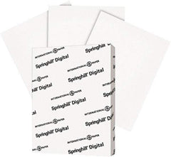 Springhill - 8-1/2" x 11" White Copy Paper - Use with High Speed Copiers, Laser Printers, Offset Duplicators - Exact Industrial Supply