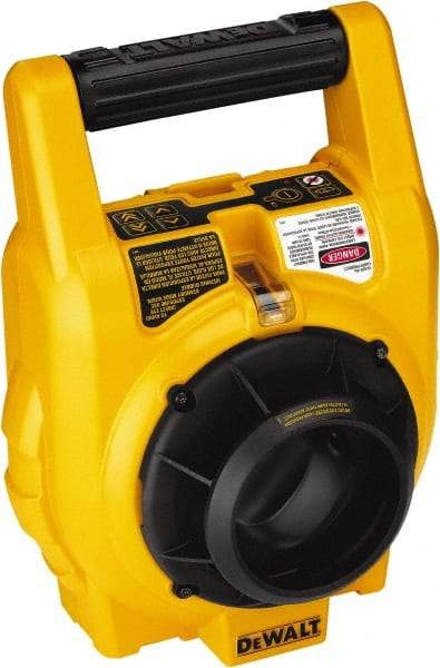 DeWALT - 1,000' Measuring Range, 1/4" at 100' Accuracy, Self-Leveling Rotary Laser - ±5° Self Leveling Range, 60 & 600 RPM, 1 Beam, 2 D Alkaline Battery Included - Exact Industrial Supply