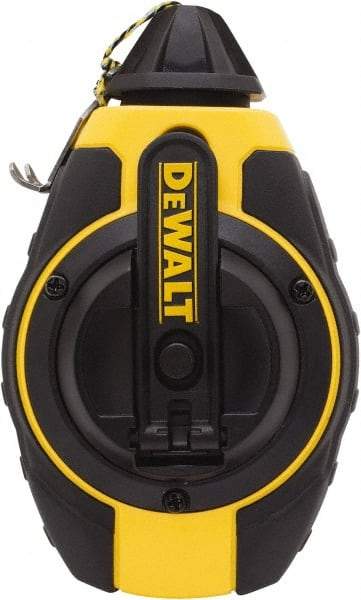 DeWALT - 100' Long Chalk Reel - Yellow & Black - Exact Industrial Supply
