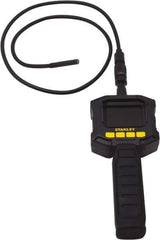 Stanley - 0.2" Wide Camera Head, 3" Long Probe, 3x Magnification, Inspection Camera - 0.3" Probe Diam, 2.4" Display - Exact Industrial Supply