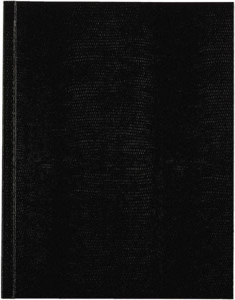 Blueline - 150 Sheet, 5 x 8", College Ruled Executive Notebook - Black - Exact Industrial Supply