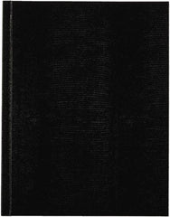 Blueline - 150 Sheet, 5 x 8", College Ruled Executive Notebook - Black - Exact Industrial Supply