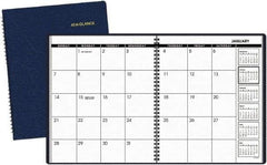 AT-A-GLANCE - 24 Sheet, 9 x 11", 15 Month Planner - Navy - Exact Industrial Supply