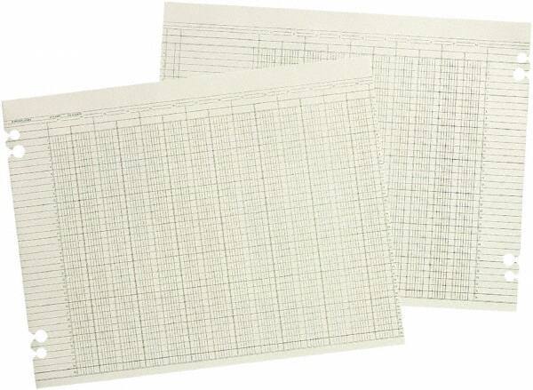 Wilson Jones - 100 Sheet, 11 x 17", Accounting Sheets - Green - Exact Industrial Supply