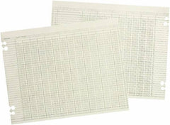 Wilson Jones - 100 Sheet, 11 x 17", Accounting Sheets - Green - Exact Industrial Supply