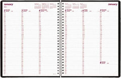 Brownline - 26 Sheet, 3-1/4 x 6-1/4", Weekly Planner - Black - Exact Industrial Supply