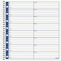 TOPS - 800 Sheet, 15-1/2 x 22-3/4", Log Book - White - Exact Industrial Supply