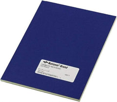 National Brand - 60 Sheet, 12-1/4 x 26", Narrow Chemistry Notebook - Blue - Exact Industrial Supply