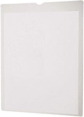 OXFORD - 50 Piece Clear Sheet Protectors-Envelopes - 11" High x 8-1/2" Wide - Exact Industrial Supply