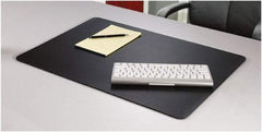 Artistic - 36" x 24" Black Desk Pad - Use with Desk - Exact Industrial Supply