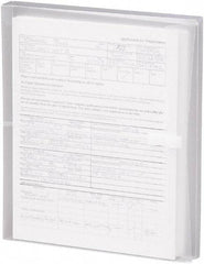 SMEAD - 5 Piece Clear Sheet Protectors-Envelopes - 11-5/8" High x 9-3/4" Wide - Exact Industrial Supply