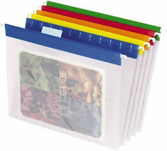 Pendaflex - 8-1/2 x 11", Letter Size, Assorted Colors, Hanging File Folder - 1/5 Tab Cut Location - Exact Industrial Supply