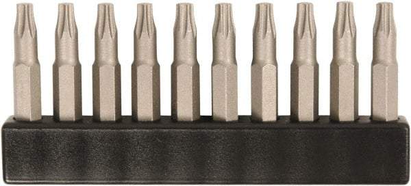 Wiha - 4mm Drive T15 Torx Screwdriver Bit - 28mm OAL - Exact Industrial Supply