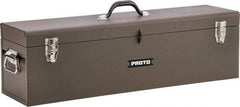 Proto - Tool Box - 14" Wide x 6" Deep x 6-1/2" High, Steel, Safety Red - Exact Industrial Supply