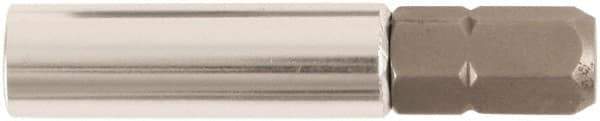 Wiha - 1/4" Insert, Hex Drive Bit Adapter - 1-1/2" OAL - Exact Industrial Supply