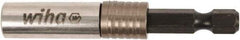 Wiha - 1/4" Insert, Hex Drive Bit Adapter - Quick Release, 1-1/2" OAL - Exact Industrial Supply