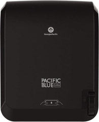 Georgia Pacific - Manual, Plastic Paper Towel Dispenser - 16" High x 12.9" Wide x 9" Deep, 1 Roll 8", Black - Exact Industrial Supply