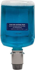 Georgia Pacific - 1,200 mL Dispenser Refill Aloe Fragrance Hair & Body Wash - Blue, For Use with 53057, 53058 & 53060 - Exact Industrial Supply