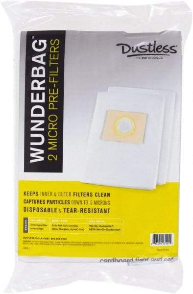 Dustless Technologies - 16 Gal Synthetic Micro Mesh Filter Bag - For D1603, D1606 - Exact Industrial Supply