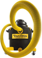Dustless Technologies - 16 Gal, Plastic Tank, Vacuum - 5 hp, 11.5 Amps - Exact Industrial Supply