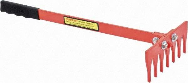 Interstate - Steel Rake - 19" OAL - Exact Industrial Supply