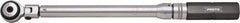 Proto - 3/8" Drive Click Type Torque Wrench - 10 Ft/Lb to 100 Ft/Lb Torque, 16-9/16" OAL, 1 Ft/Lb Graduation, Pear Head - Exact Industrial Supply