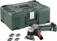 Metabo - 45° Bevel Angle, 5/32" Bevel Capacity, 7,000 RPM, Cordless Beveler - 5.5 Amps, 1/8" Min Workpiece Thickness - Exact Industrial Supply