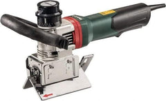 Metabo - 0 to 90° Bevel Angle, 3/8" Bevel Capacity, 12,500 RPM, 840 Power Rating, Electric Beveler - 13 Amps, 1/4" Min Workpiece Thickness - Exact Industrial Supply