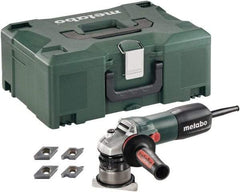 Metabo - 45° Bevel Angle, 5/32" Bevel Capacity, 11,500 RPM, 470 Power Rating, Electric Beveler - 8 Amps, 1/8" Min Workpiece Thickness - Exact Industrial Supply
