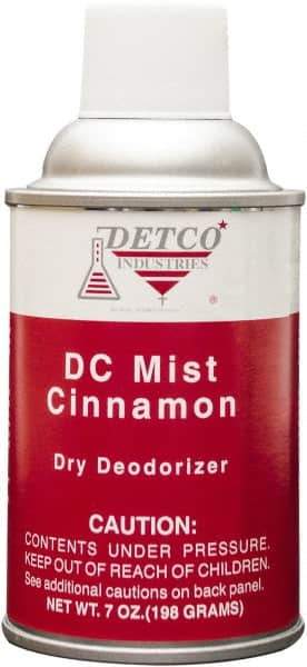 Detco - 7 oz Air Freshener Dispenser Refill - Cinnamon, Compatible with EQD004 - Exact Industrial Supply