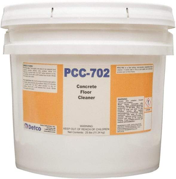 Detco - 25 Lt Pail Cleaner - Use on Concrete - Exact Industrial Supply