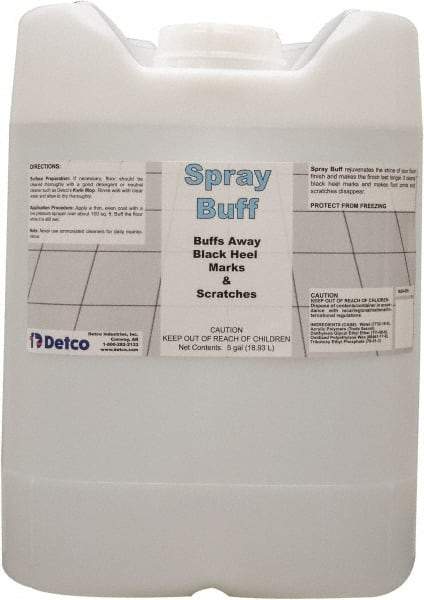 Detco - 5 Gal Drum Spray Buff - Use on Hard Floors - Exact Industrial Supply