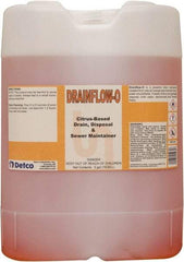 Detco - 5 Gal Liquid Drain Cleaner - Citrus Scent, Drum - Exact Industrial Supply