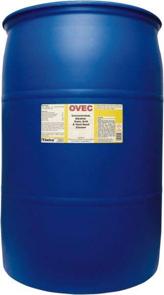 Detco - 55 Gal Liquid Oven Cleaner - Comes in Drum - Exact Industrial Supply