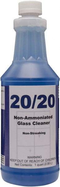Detco - 32 oz Bottle Mint Glass Cleaner - Use on Glass - Exact Industrial Supply