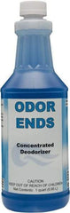 Detco - 32 oz Bottle Deodorizer - Liquid, Unscented, Concentrated, Environmentally Safe - Exact Industrial Supply