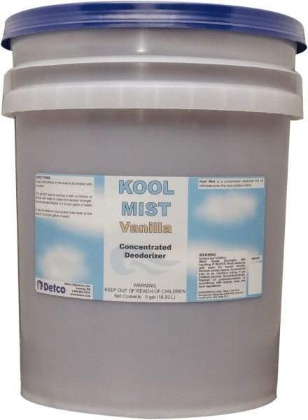 Detco - 5 Gal Pail Deodorizer - Liquid, Vanilla Scent, Concentrated, Environmentally Safe - Exact Industrial Supply