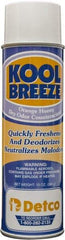 Detco - 20 oz Aerosol Can Deodorizer - Aerosol, Orange-Honey Scent, Environmentally Safe - Exact Industrial Supply