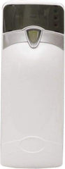 Detco - 0.01 Cu Ft Coverage, White Metered Aerosol Dispenser - D Battery Required - Exact Industrial Supply