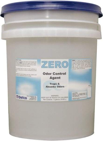 Detco - 5 Gal Pail Deodorizer - Liquid, Unscented, Environmentally Safe - Exact Industrial Supply